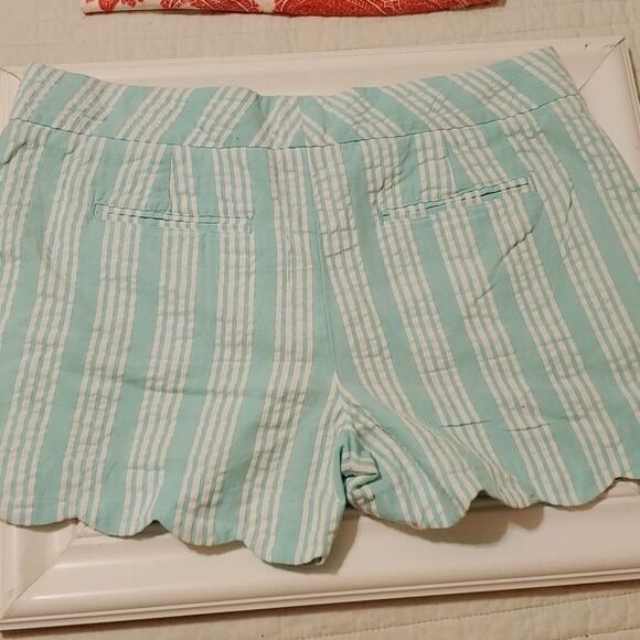 Kenji Women's Pink and Blue Shorts - Picture 7 of 14